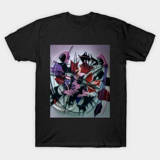Modern Gothic- Mixed Media Collage T-Shirt